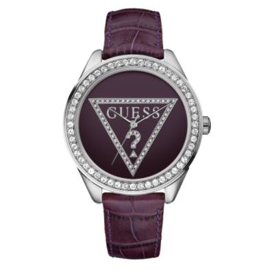Guess Ladies' Purple Strap Watch