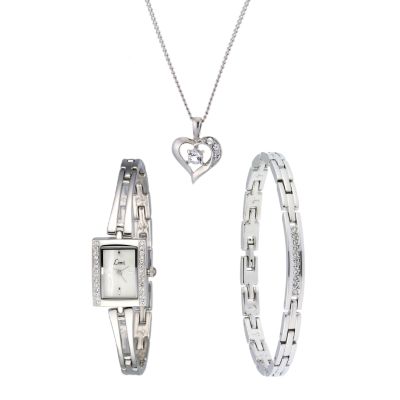 Limit Vintage Watch Pendant Bracelet Gift Set