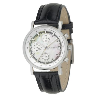 dkny ladies chronograph watch