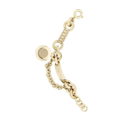 DKNY ladies' gold-plated charm bracelet watch - Product number 8003858