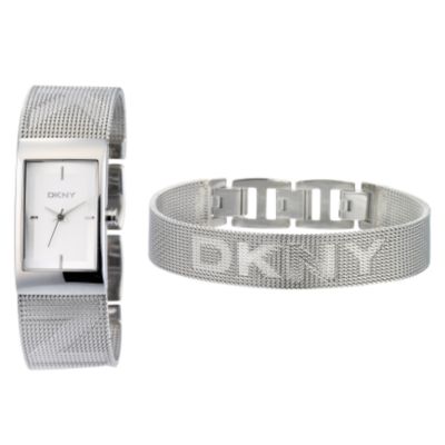 DKNY ladies watch and bracelet gift set