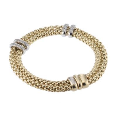 18ct gold Fope Gioielli Maori bracelet. - Product number 8004099