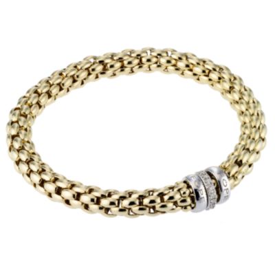 18ct gold Fope Gioielli new Flex'It bracelet. - Product number 8004196