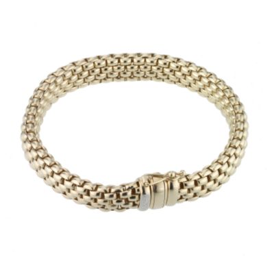 18ct gold Fope Gioielli Profili bracelet.