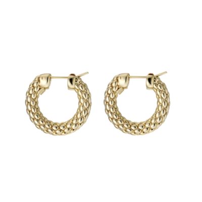 18ct gold Fope Gioielli Luci earrings.