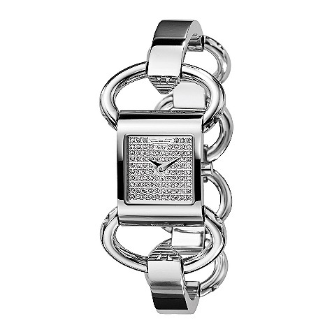 Armani ladies crystal dial bracelet watch