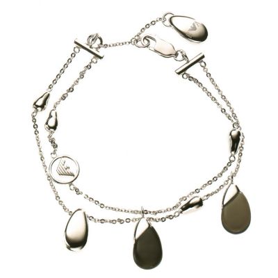 Emporio Armani sterling silver mother of pearl bracelet - Product number 8021961