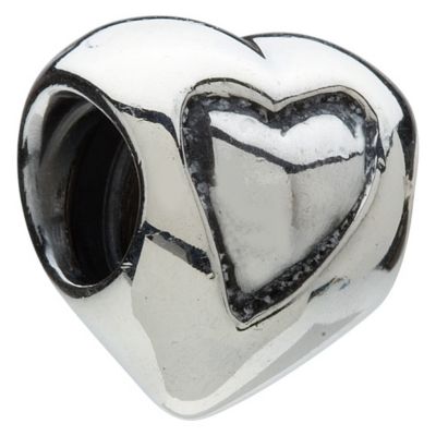 Chamilia - sterling silver heart in a heart bead - Product number 8024200
