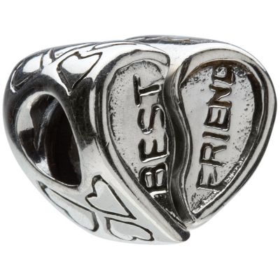 - sterling silver Best Friends bead