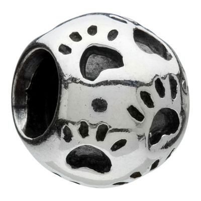 Chamilia - sterling silver paws bead - Product number 8024227