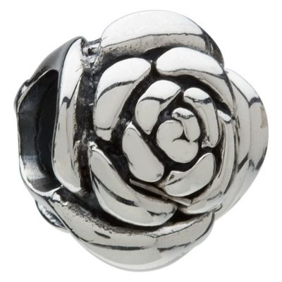 Chamilia - sterling silver rose beadChamilia - sterling silver rose bead