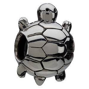 - sterling silver turtle bead