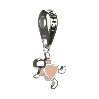 - sterling silver enamel Hanging Girl