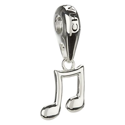 - sterling silver music note bead