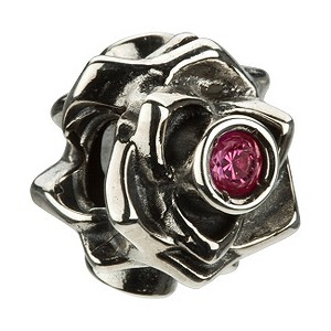 Chamilia sterling silver pink cubic zirconia