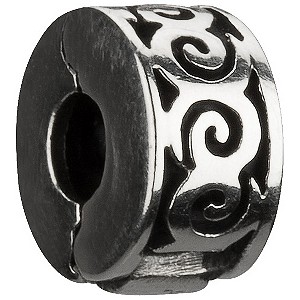 Chamilia - sterling silver swirl freedom lockChamilia - sterling silver swirl freedom lock