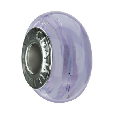 Chamilia - sterling silver Lilac Spin Murano bead