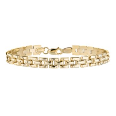 9ct Yellow Gold  7.25" Panther Chain - Product number 8025827