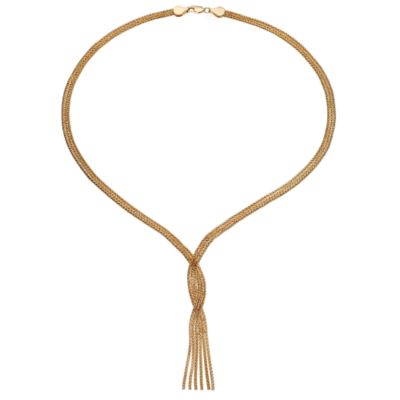 H Samuel 9ct Yellow Gold Tassel Necklace