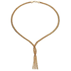 9ct Yellow Gold Tassel Necklace
