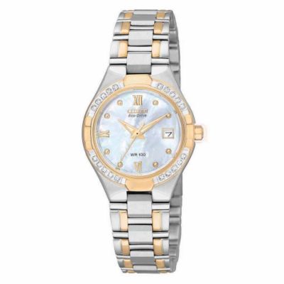 Citizen Eco-Drive ladies' stainless steel bracelet watch