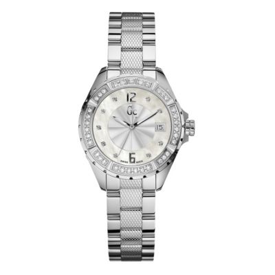 Gc ladies diamond bezel watch