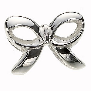 Sterling Silver Bow Charm