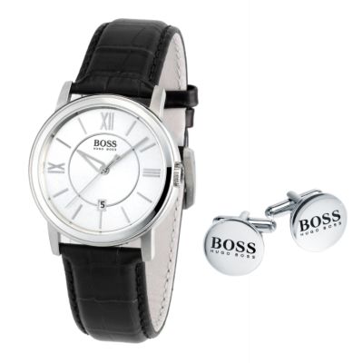 Hugo Boss men' s watch and cufflink gift set - Product number 8037884