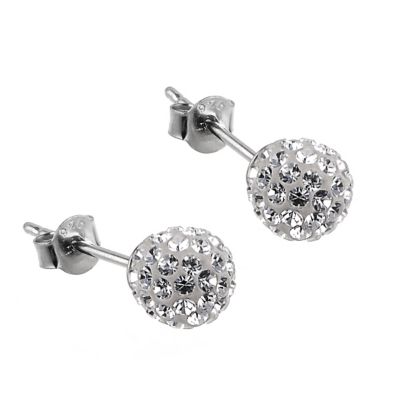 Giles Deacon Sterling Silver Crystal Ball Studs - Product number 8041652