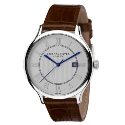 Eternal Silver men's round silver dial watch - Product number 8051992