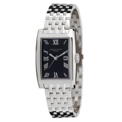 Eternal Silver men's black dial bracelet watch - Product number 8052107