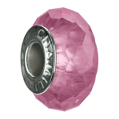chamilia - sterling silver pink murano bead