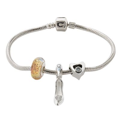 Chamilia - silver 3 bead starter bracelet - Product number 8054770