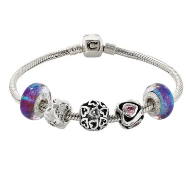 Chamilia - silver 5 bead starter bracelet - Product number 8054800