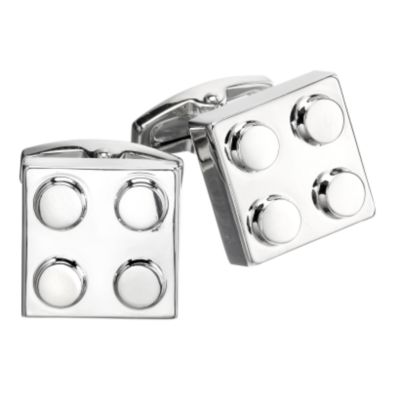 Unbranded Gaventa polished block cufflinks