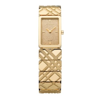 Burberry ladies' yellow gold-plated bracelet watch - Product number 8058628