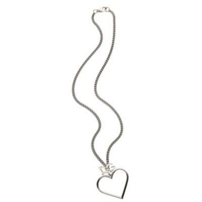 D&G ladies' stainless steel heart logo pendant - Product number 8059446