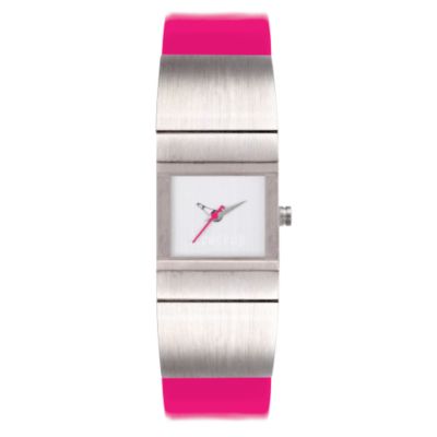 Firetrap Stella Ladies' Pink and Silver Watch - Product number 8061505