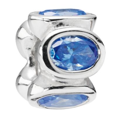 Pandora sterling silver oval bead - Product number 8075204