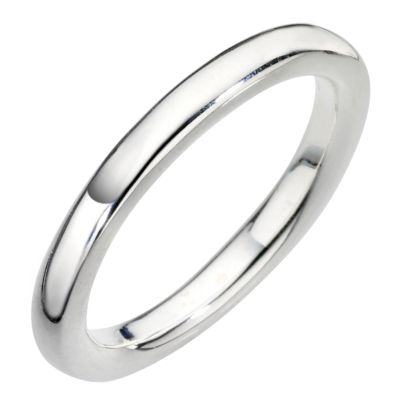 Pandora sterling silver plain ring size L - Product number 8075700