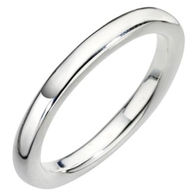 Pandora sterling silver plain ring size P - Product number 8075727