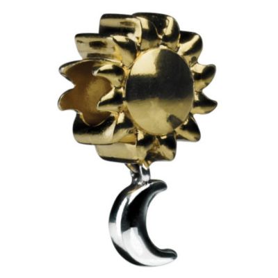 Eternal Silver moon and gold-plated sun bead - Product number 8083460
