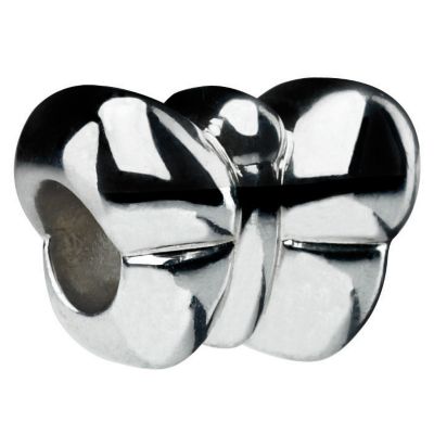 Eternal Silver  Butterfly Bead