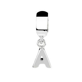 Eternal Silver Letter A charm - Product number 8083533