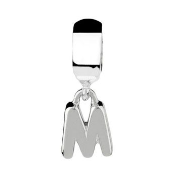 Eternal Silver Letter M charm - Product number 8083584