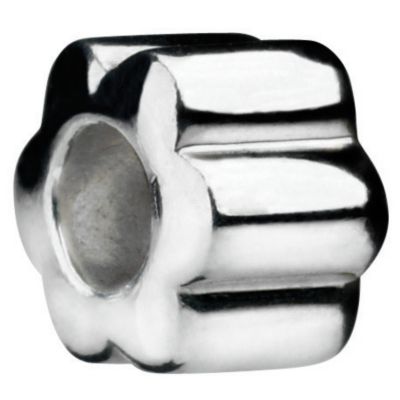 Eternal Silver Thick Nut Spacer Bead
