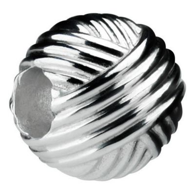 Eternal Silver Glitz Knot Bead
