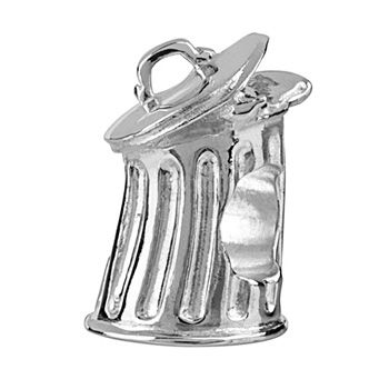 Eternal Silver Trash bin bead - Product number 8083886