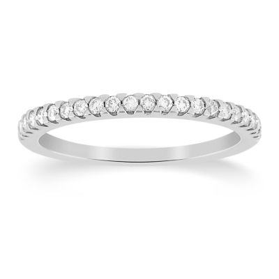 18ct White Gold Fifth Carat Diamond Eternity Ring