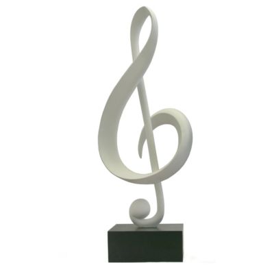 Music Time - White Treble Clef